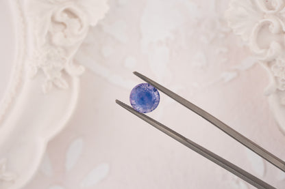 2.19 CT Round Opalescent Light Purple Sapphire - Lavender Creek Gems 