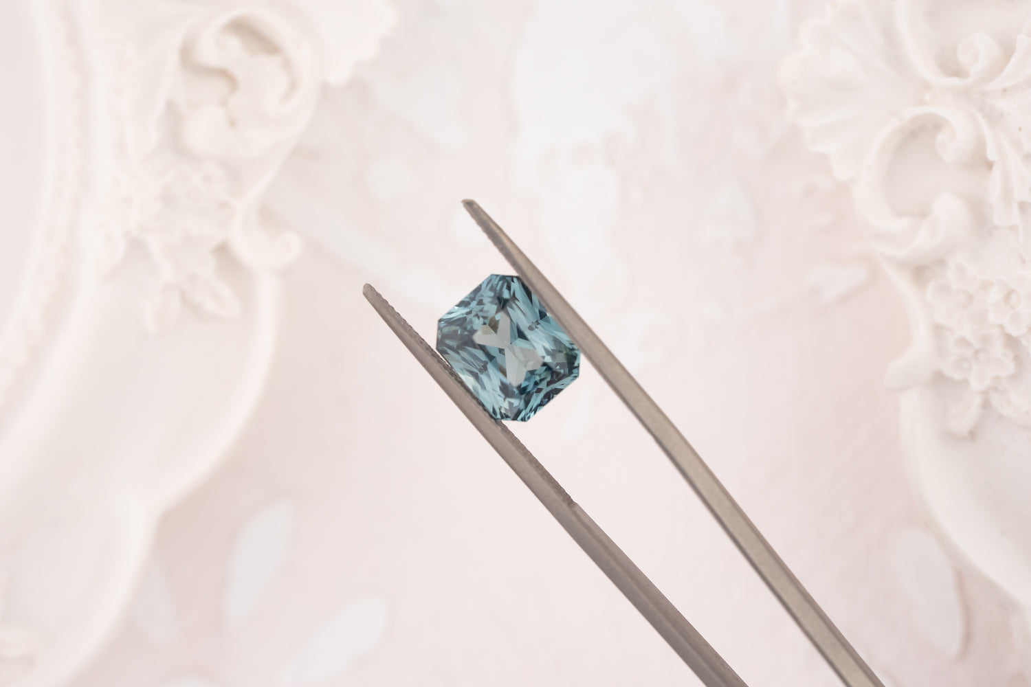 3.13 CT Radiant Teal Sapphire - Lavender Creek Gems 