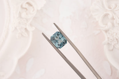 3.13 CT Radiant Teal Sapphire - Lavender Creek Gems 