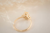 The Mira 1.1 CT Emerald Cut Yellow Sapphire Ring - Lavender Creek Gems 