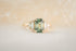The Soleil 2.6 CT Bi-color Green Sapphire Ring - Lavender Creek Gems 