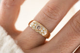The Bejeweled Ring | Pale Peach Sapphire - Lavender Creek Gems 