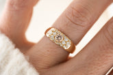 The Bejeweled Ring | Pale Peach Sapphire - Lavender Creek Gems 