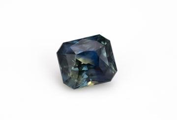 2.3 CT Radiant Teal Sapphire - Lavender Creek Gems 