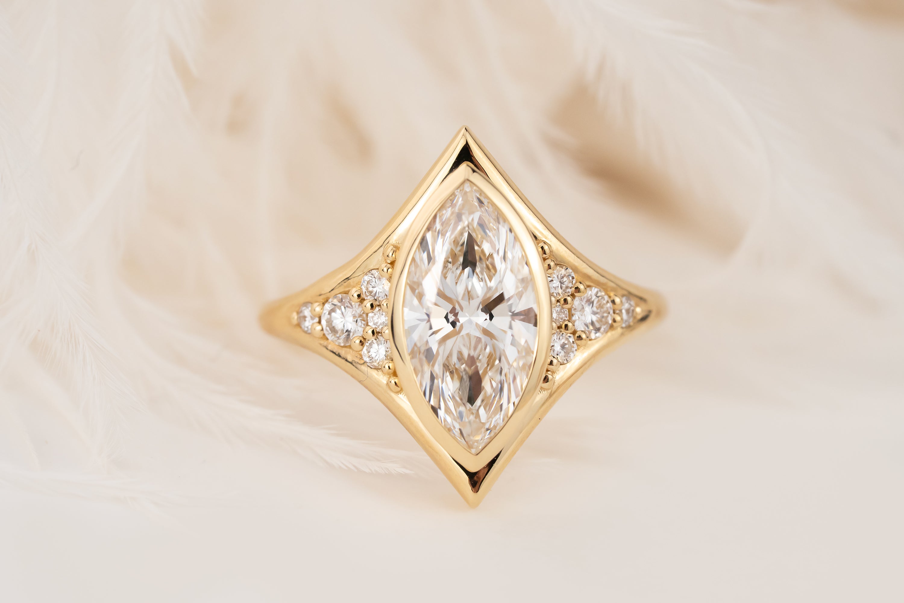 The Acrux Ring | 2.04 CT Marquise Diamond