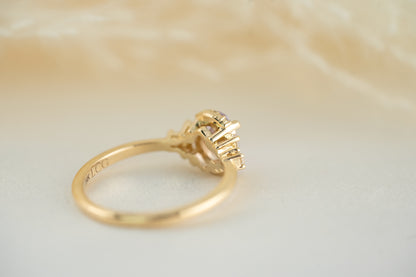 The Sura 1 CT Oval Pastel Purple Sapphire Ring - Lavender Creek Gems 