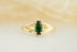 The Weaver Ring - 0.78 CT Marquise Chrome Tourmaline - Lavender Creek Gems 