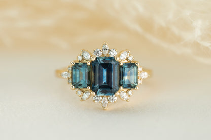 The Marial Montana Sapphire Ring - Lavender Creek Gems 