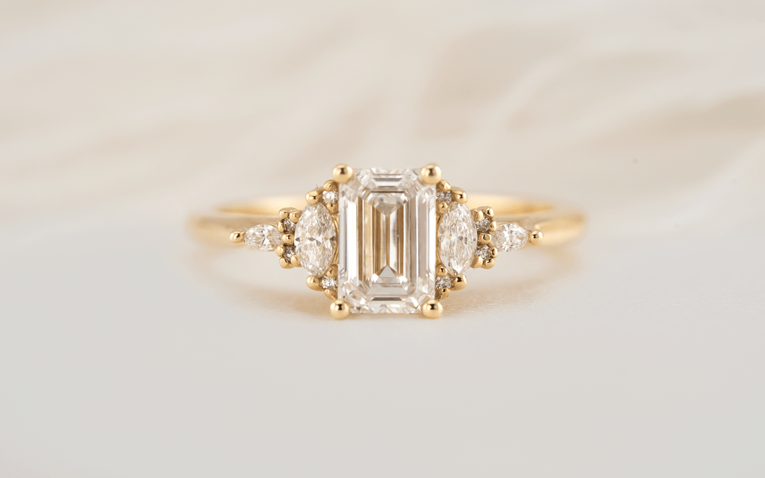 The Maeve Ring | Emerald Cut Diamond