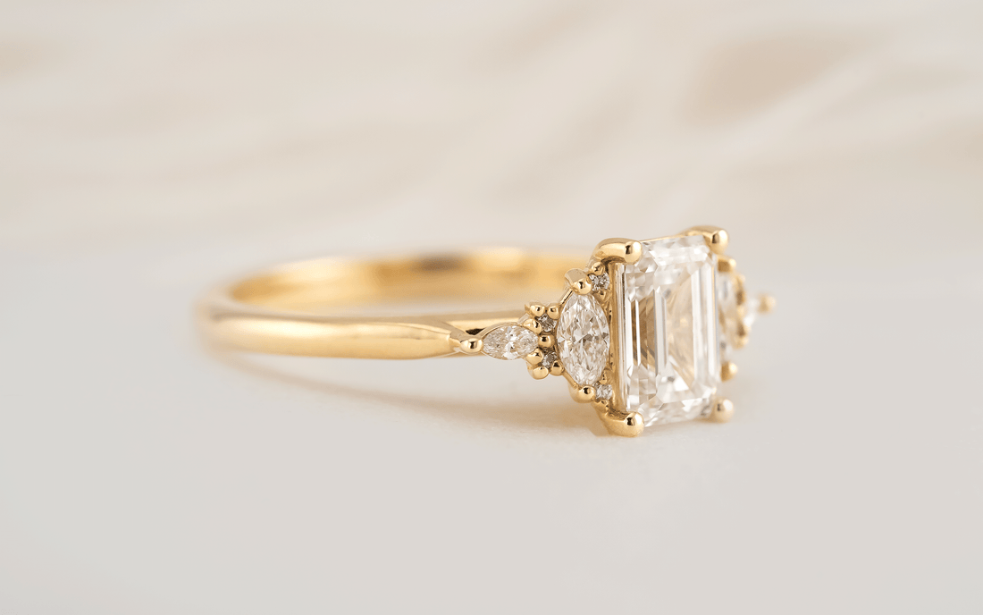 The Maeve Ring | Emerald Cut Diamond