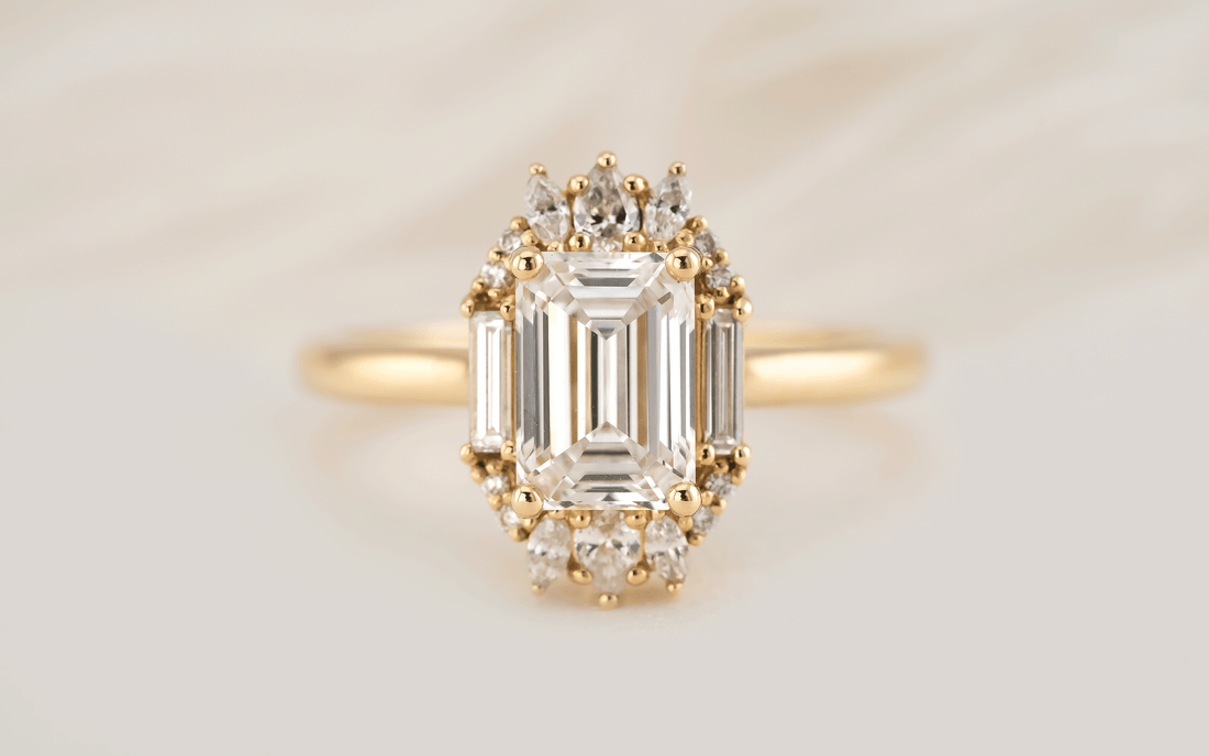 The Georgia Ring | Emerald Cut Diamond | Ready to Ship - Lavender Creek Gems