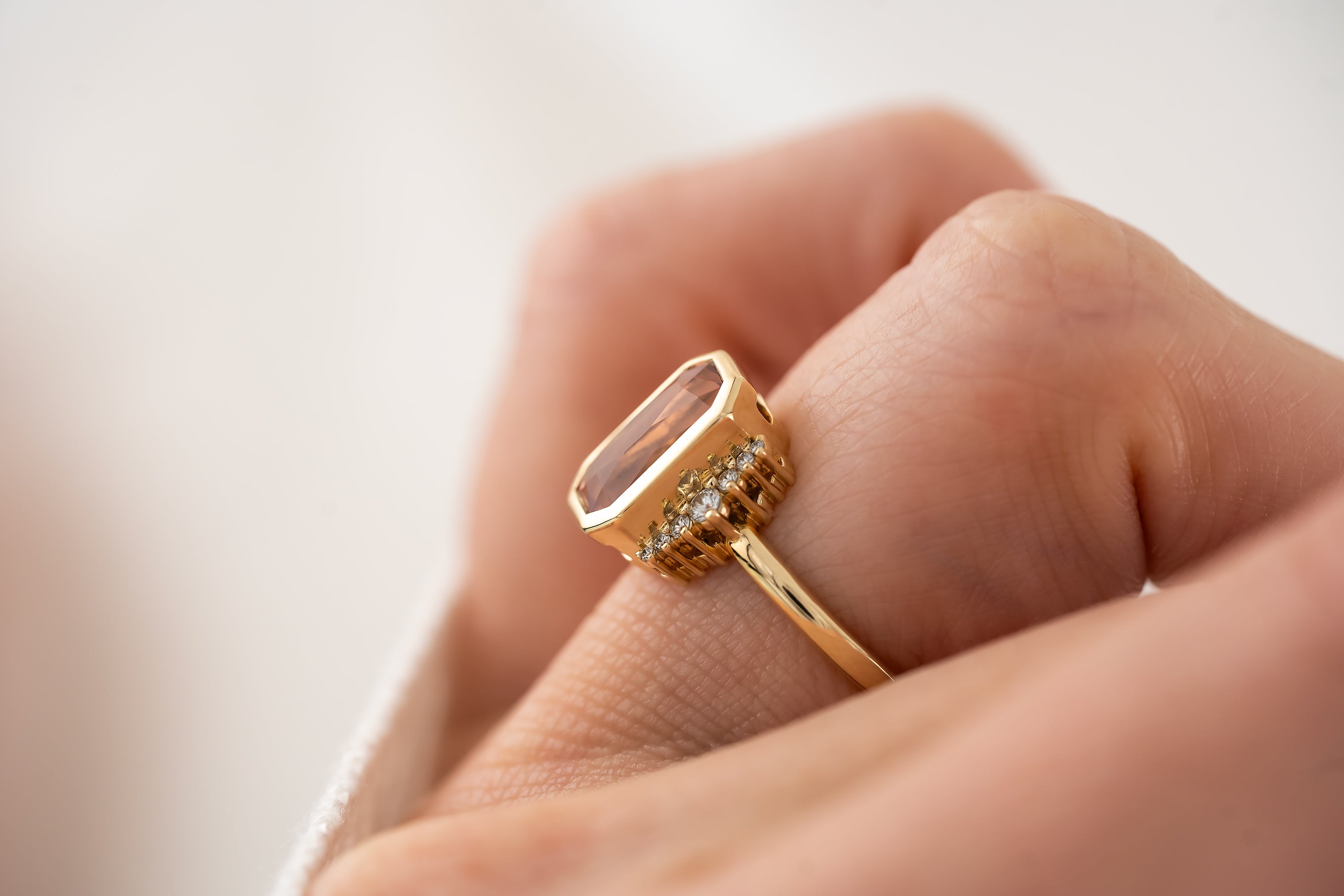 The Elysia Ring | 2.27 CT Pink Tourmaline - Lavender Creek Gems 