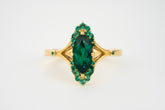 The Everlight Ring | Lab Grown Emerald | Made to Order - Lavender Creek Gems 