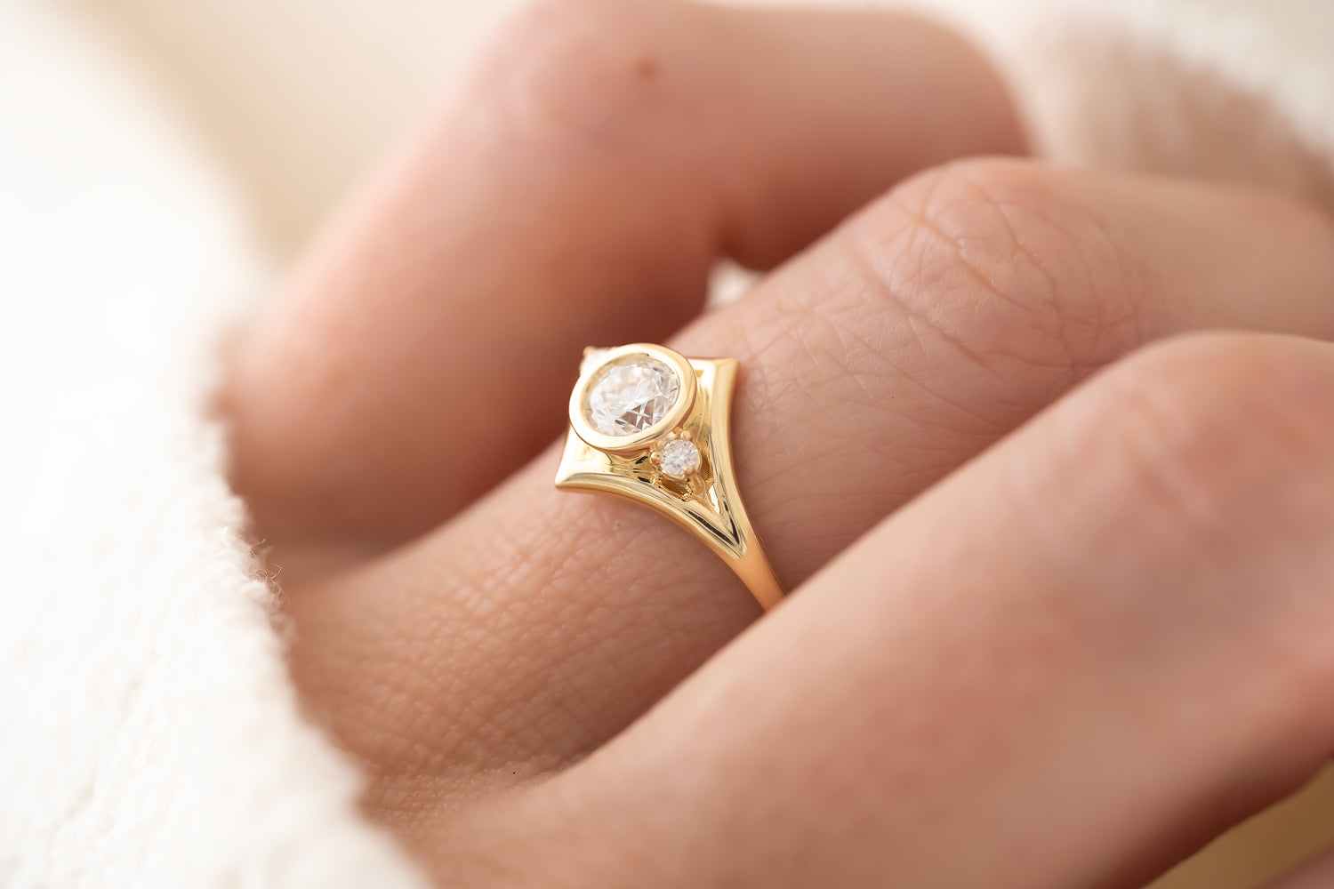 The Roxy Ring | Diamond - Lavender Creek Gems 