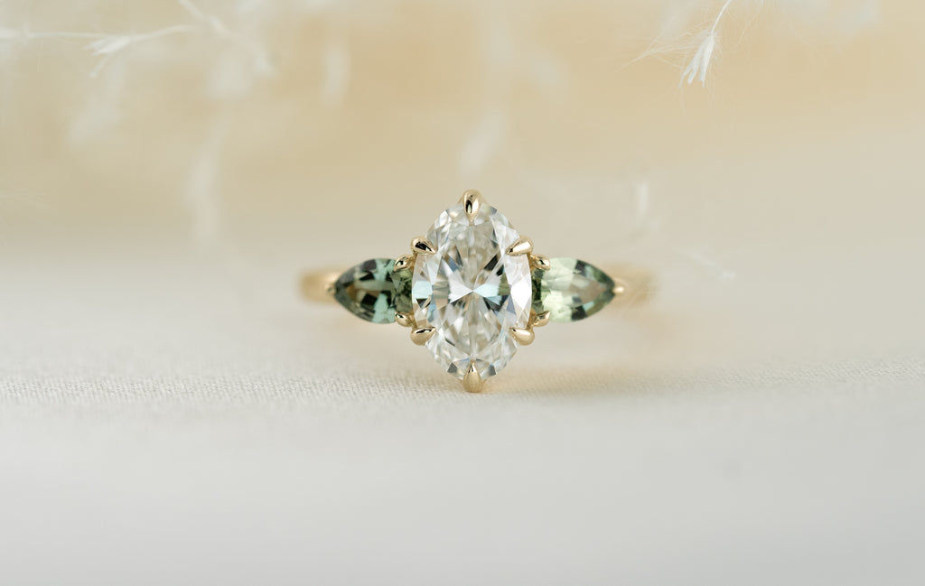 The Garden Ring - Diamond - Lavender Creek Gems 