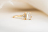 The Mira Ring | Emerald Cut Diamond - Lavender Creek Gems 