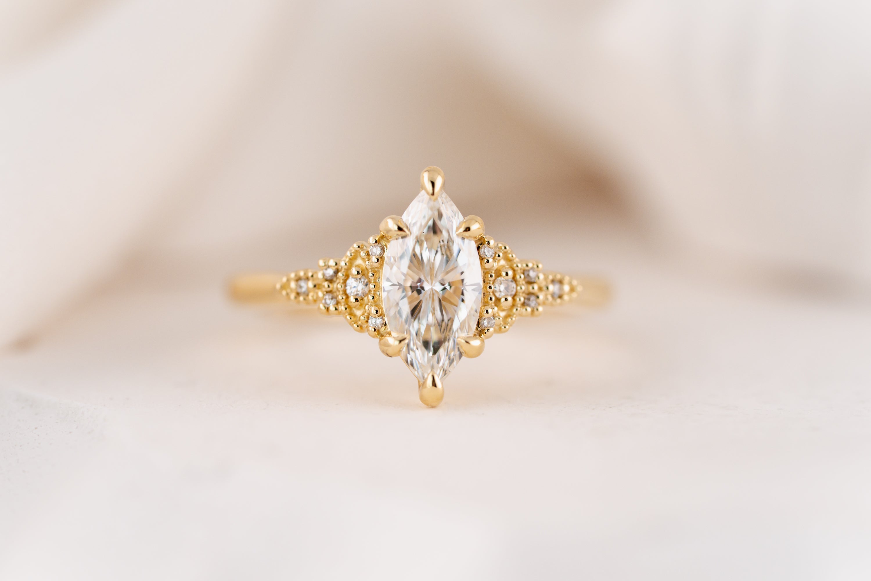 The Art Deco Maeve Ring | 1 CT Marquise Diamond
