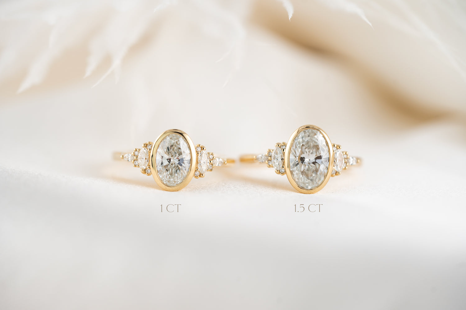 The Bezel Maeve Ring | Oval Diamond