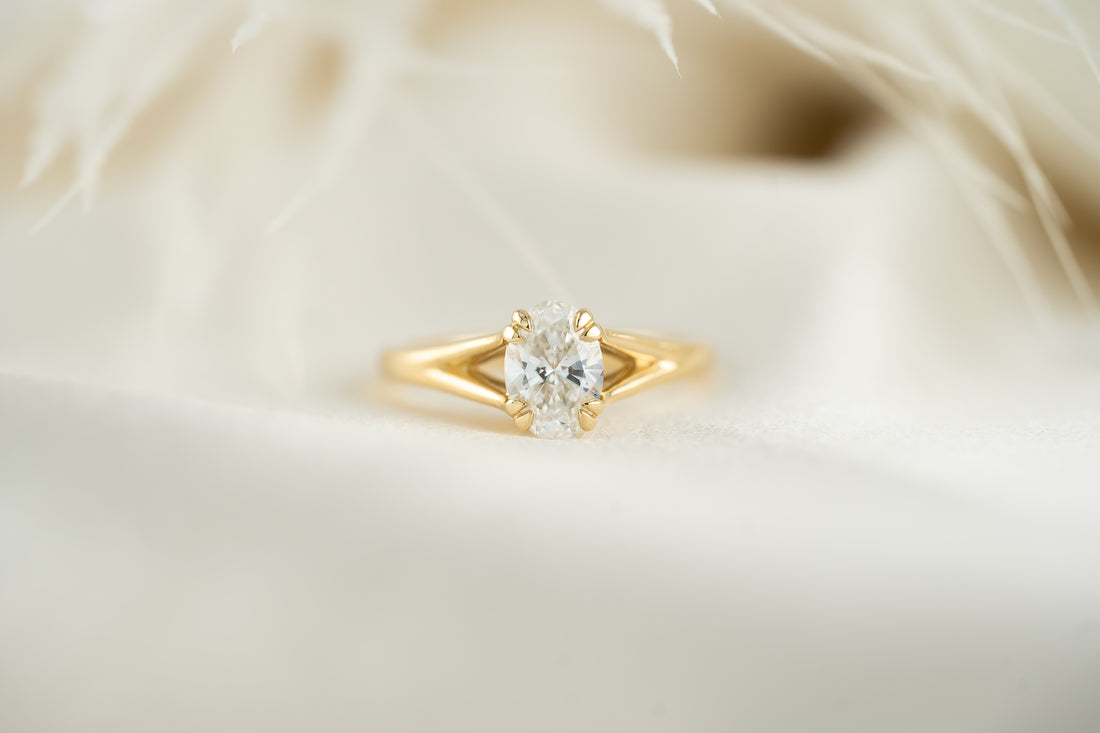 The Weaver Ring | 1 CT Oval Diamond