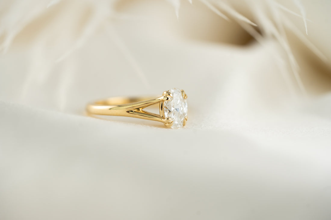 The Weaver Ring | 1 CT Oval Diamond