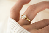 The Weaver Ring | 1 CT Oval Diamond | Ready to Ship - Lavender Creek Gems 