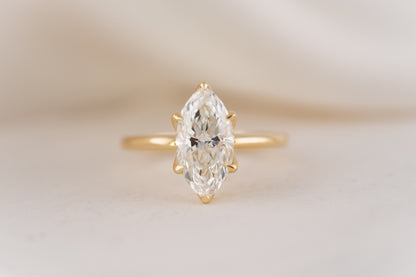 The Secret Garden Ring | 2.5 CT Marquise Diamond - Lavender Creek Gems 