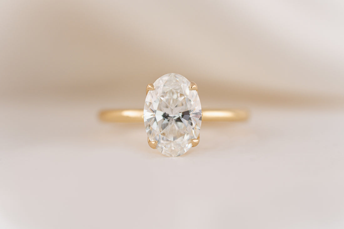 The Secret Garden Ring | 2.5 CT Oval Diamond - Lavender Creek Gems 