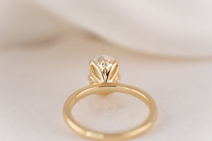 The Secret Garden Ring | 2.5 CT Oval Diamond