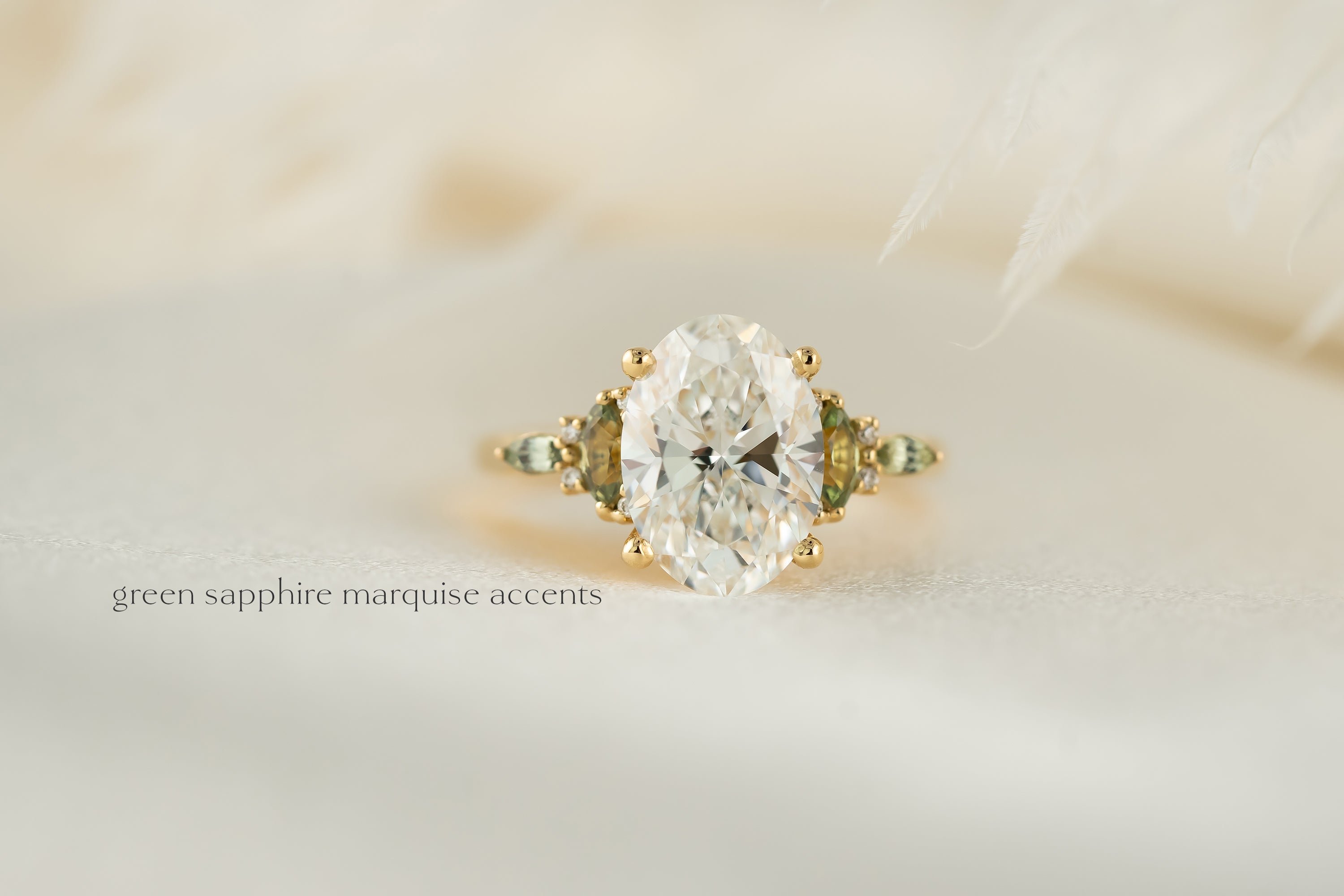 The Maeve Ring | Oval Diamond - Lavender Creek Gems 
