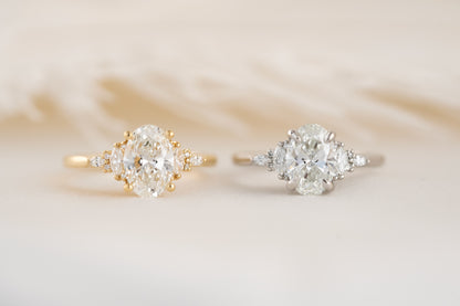 The Maeve Ring | Oval Diamond - Lavender Creek Gems 