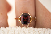 The Riven Ring | 4.1 CT Radiant Red Tourmaline - Lavender Creek Gems 