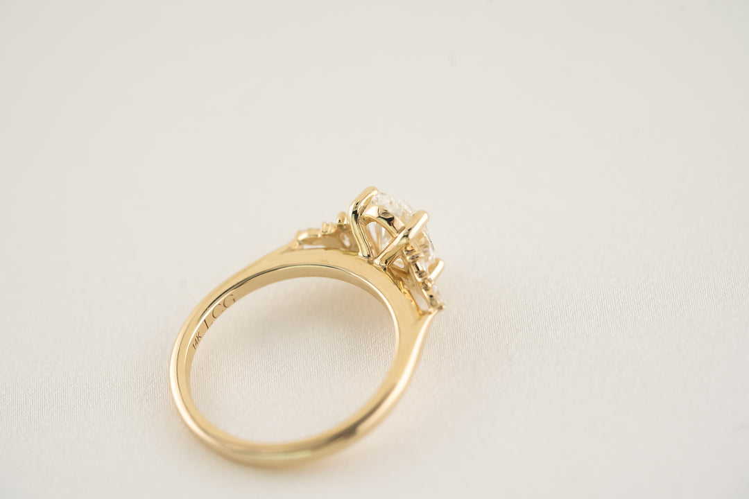 The Maeve Oval Diamond Ring