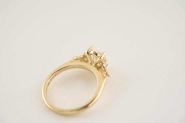 The Maeve Oval Diamond Ring