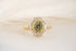 The Lace Ring | 1.1 CT Round Green Montana Sapphire - Lavender Creek Gems 