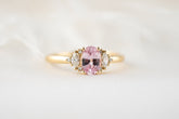 The Maren Ring | 0.85 CT Oval Light Pink Sapphire - Lavender Creek Gems 