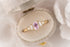 The Maeve Ring | 0.xx CT Oval Pink Sapphire - Lavender Creek Gems 