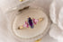 The Maeve Ring | 1.3 CT Marquise Cut Amaranth Garnet - Lavender Creek Gems 