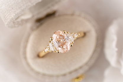 The Maeve Ring | 1.82 CT Oval Pink Diamond