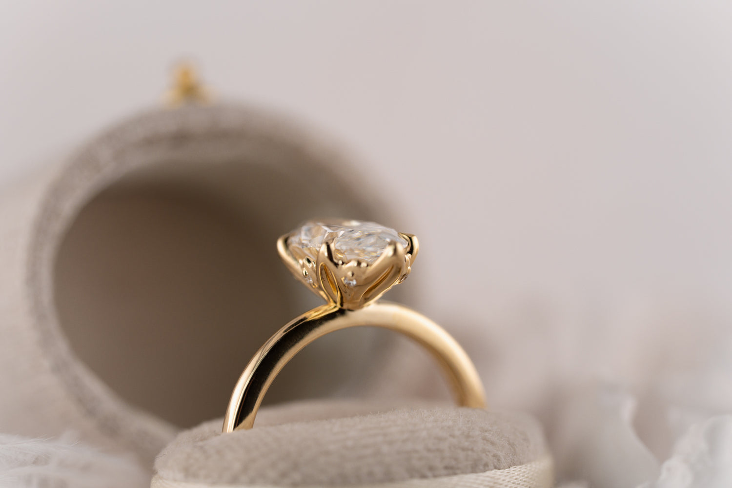 The Secret Garden Ring | 2.5 CT Marquise Diamond - Lavender Creek Gems 
