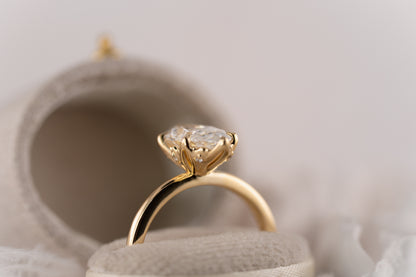 The Secret Garden Ring | 2.5 CT Marquise Diamond - Lavender Creek Gems 
