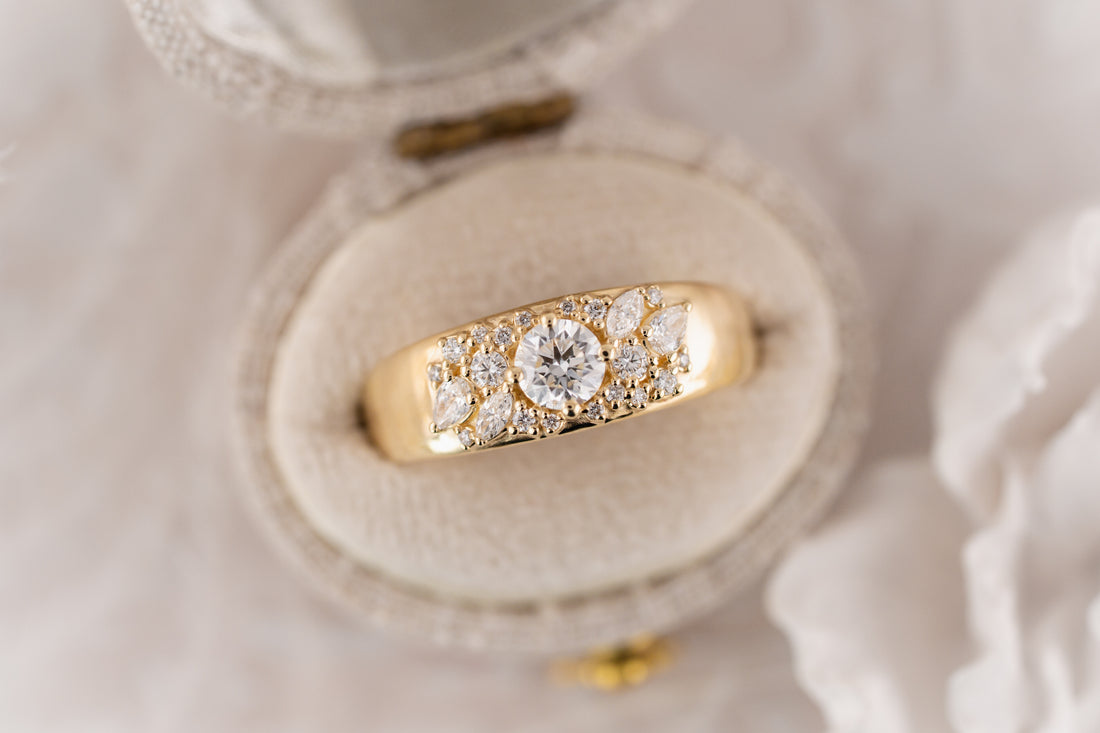 The Diamond Bejeweled Ring - Lavender Creek Gems