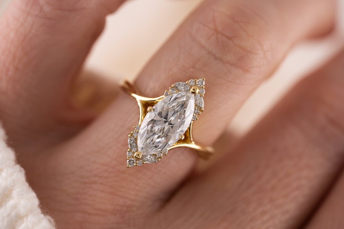 The Everlight Ring | 2.38 CT Marquise Diamond - Lavender Creek Gems 