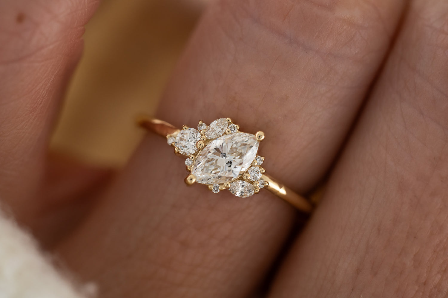 The Cosma Ring | Diamond - Lavender Creek Gems 