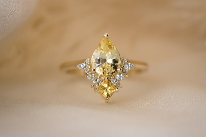 The Asmara 1.1 CT Yellow Sapphire Ring