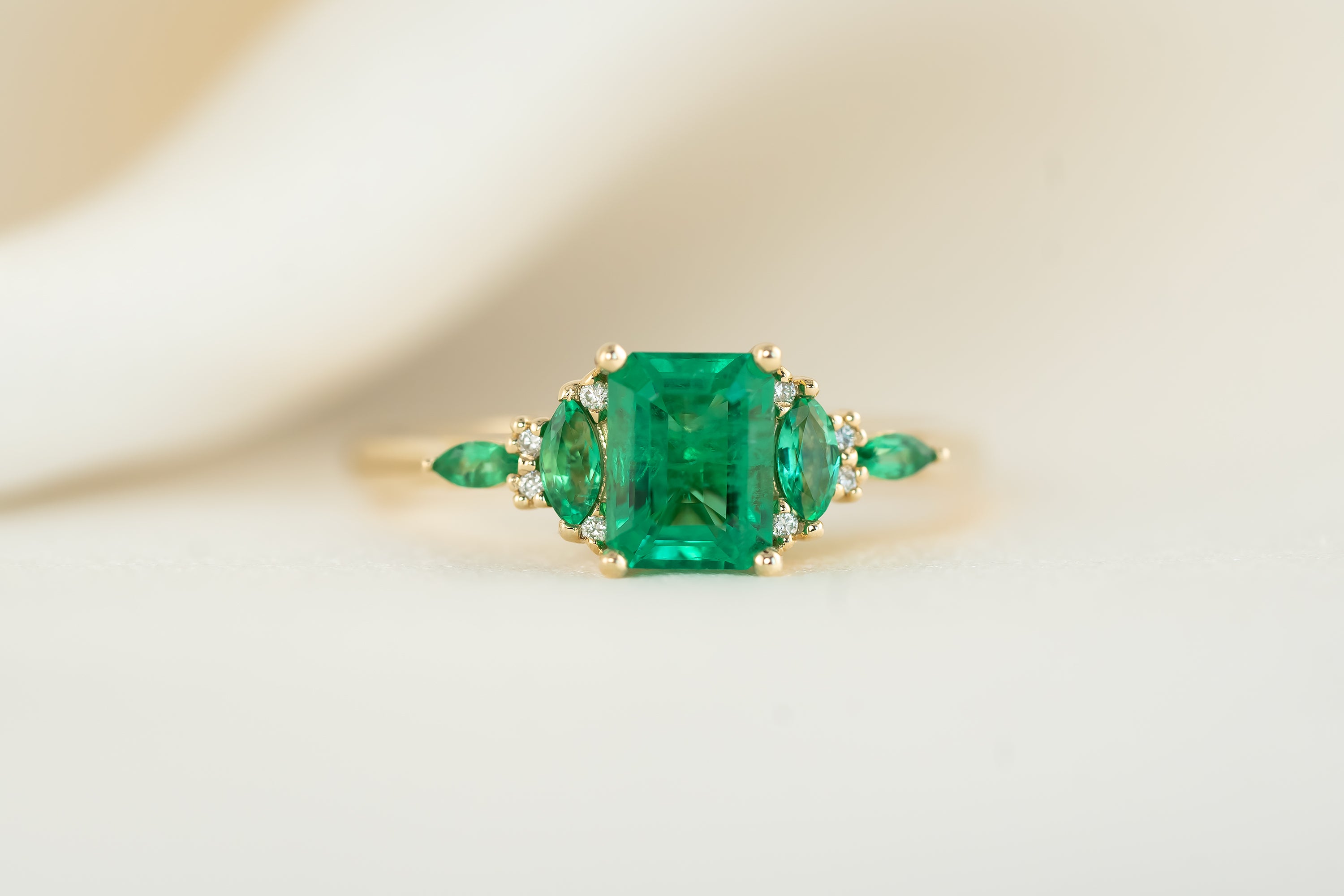The Maeve Ring | Emerald - Lavender Creek Gems 