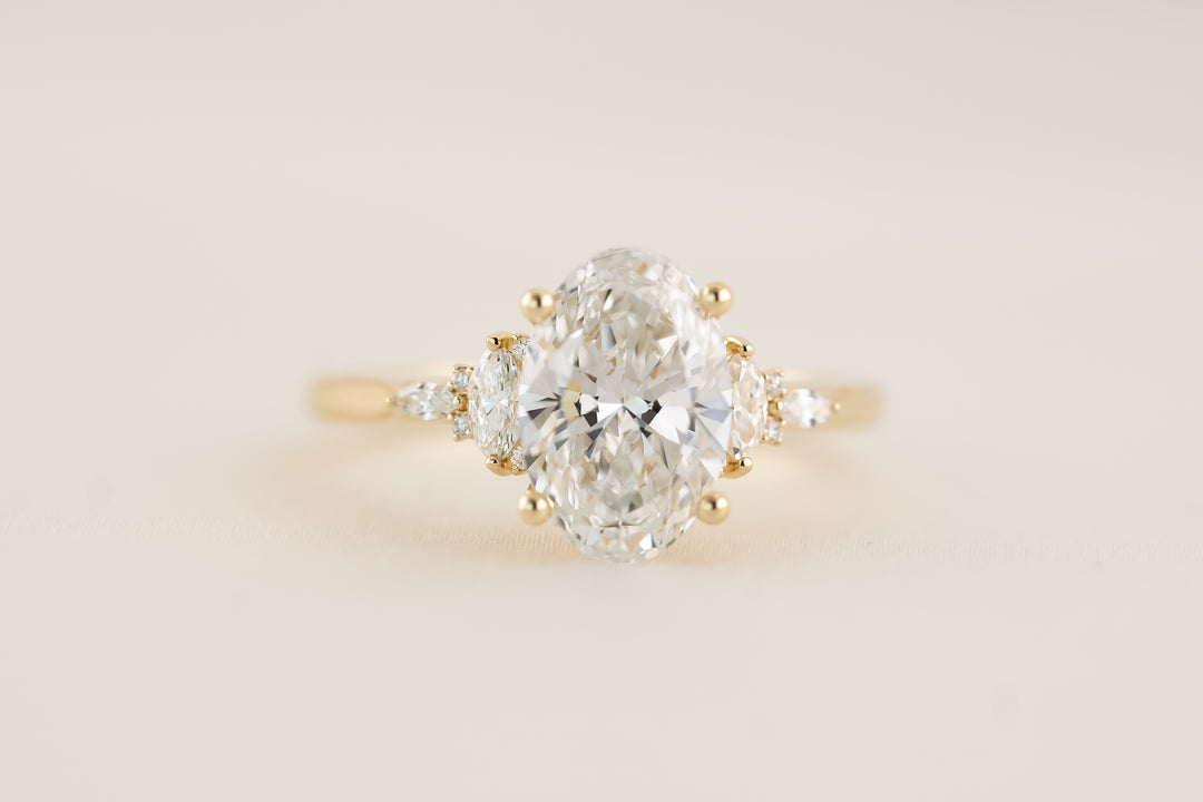 The Maeve 2 CT Oval Diamond Ring