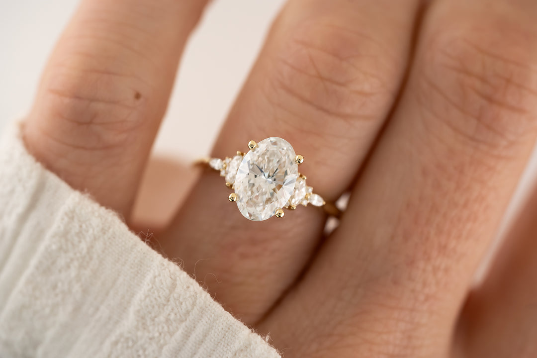 The Maeve 2 CT Oval Diamond Ring