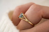 The Weaver Ring | 1.6 CT Oval Blue Montana Sapphire - Lavender Creek Gems 