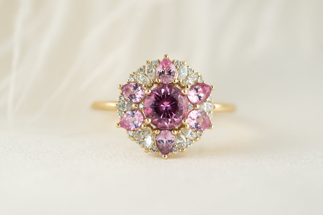 The Marigold Ring | Pink Sapphire