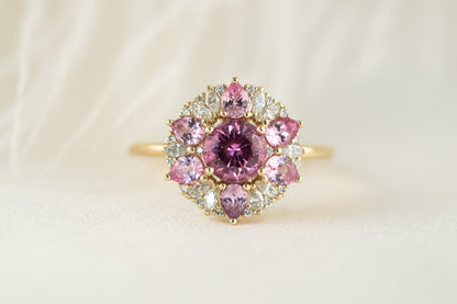 The Marigold Ring | Pink Sapphire